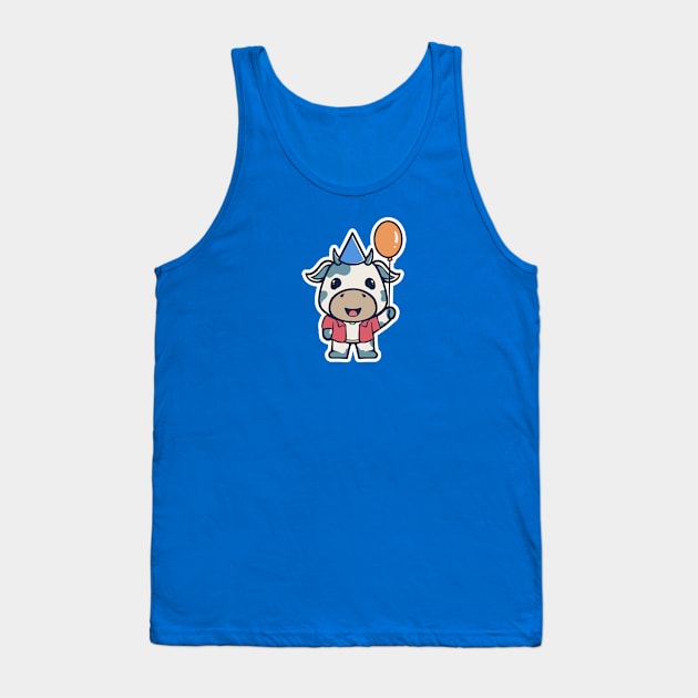 CUTE COW Tank Top by BERKAH SERAWUNG